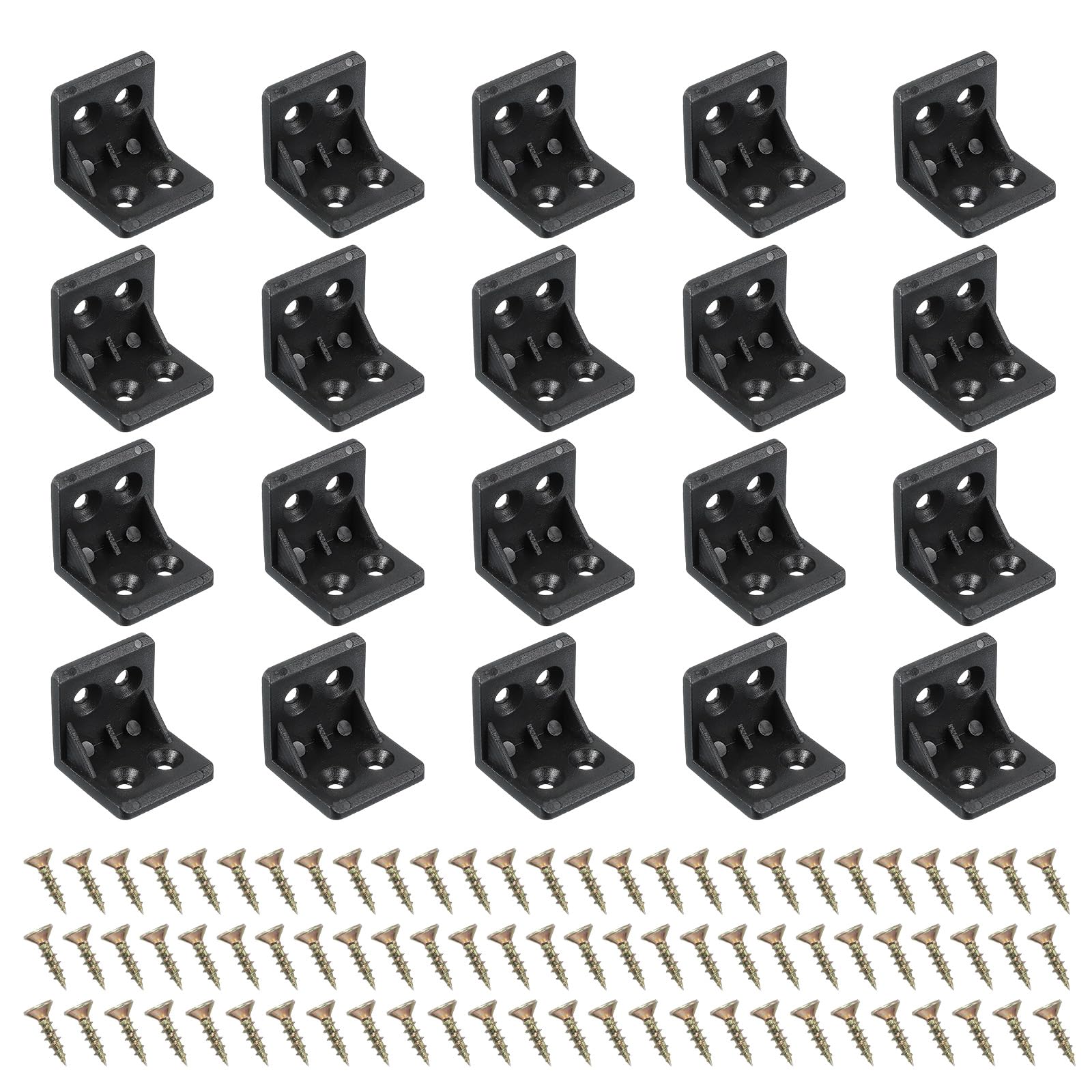 PATIKIL Plastic Corner Braces 27x27x27.3mm