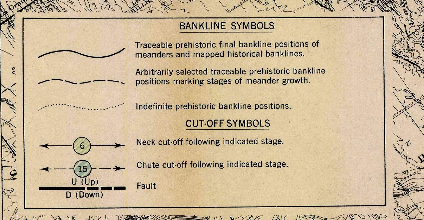 Sheet 6-1944 Mississippi River Map - River House Decor Wall Art Gifts - Harold Fisk Ancient River Meander Alluvial Valley Poster Mississipi Mississ Missipi 11x16 inches - Image 3