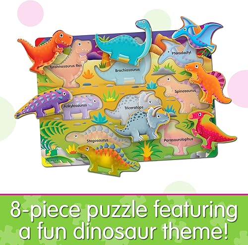 Miniatura 2 de The Learning Journey My First Lift & Learn - Dinosaurios - Desarrollo intelectual de rompecabezas activo temprano - Juego de rompecabezas para niños