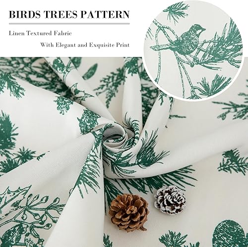 Miniatura 5 de VOGOL Cortinas bohemias de 96 pulgadas de largo, con textura de lino, paneles decorativos para ventana para oficina en casa, 1 cortina de privacidad