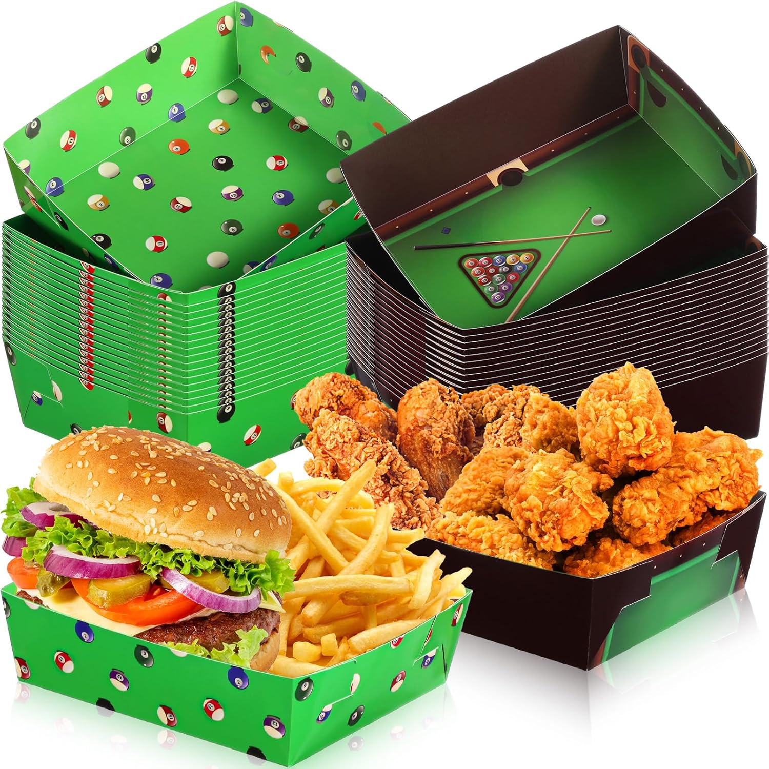 Teling 36 Pack Billiard Party Supplies 5 lb Billiard Party