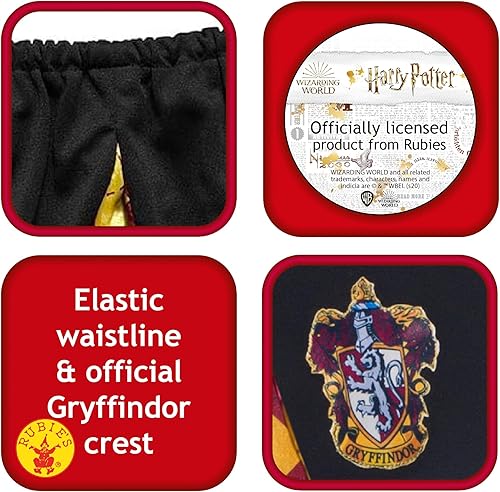 Miniatura 3 de Rubies - Falda para disfraz de Harry Potter para adultos Gryffindor