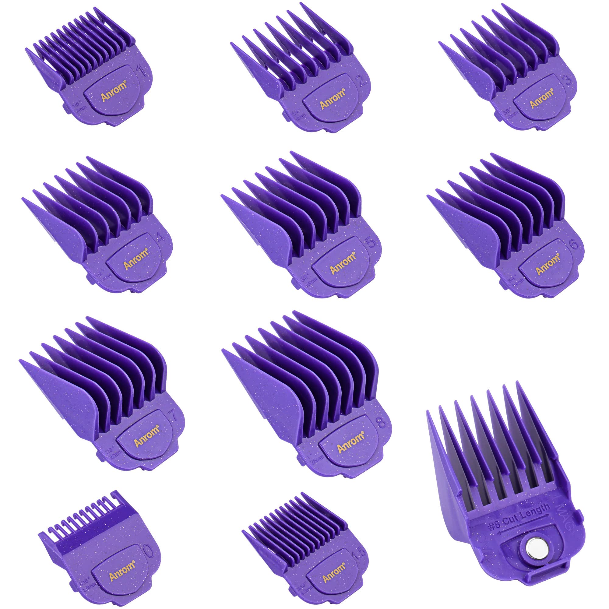 Amazon.com: Anrom 10PCS Magnetic Clipper Guards Guide Comb Set for