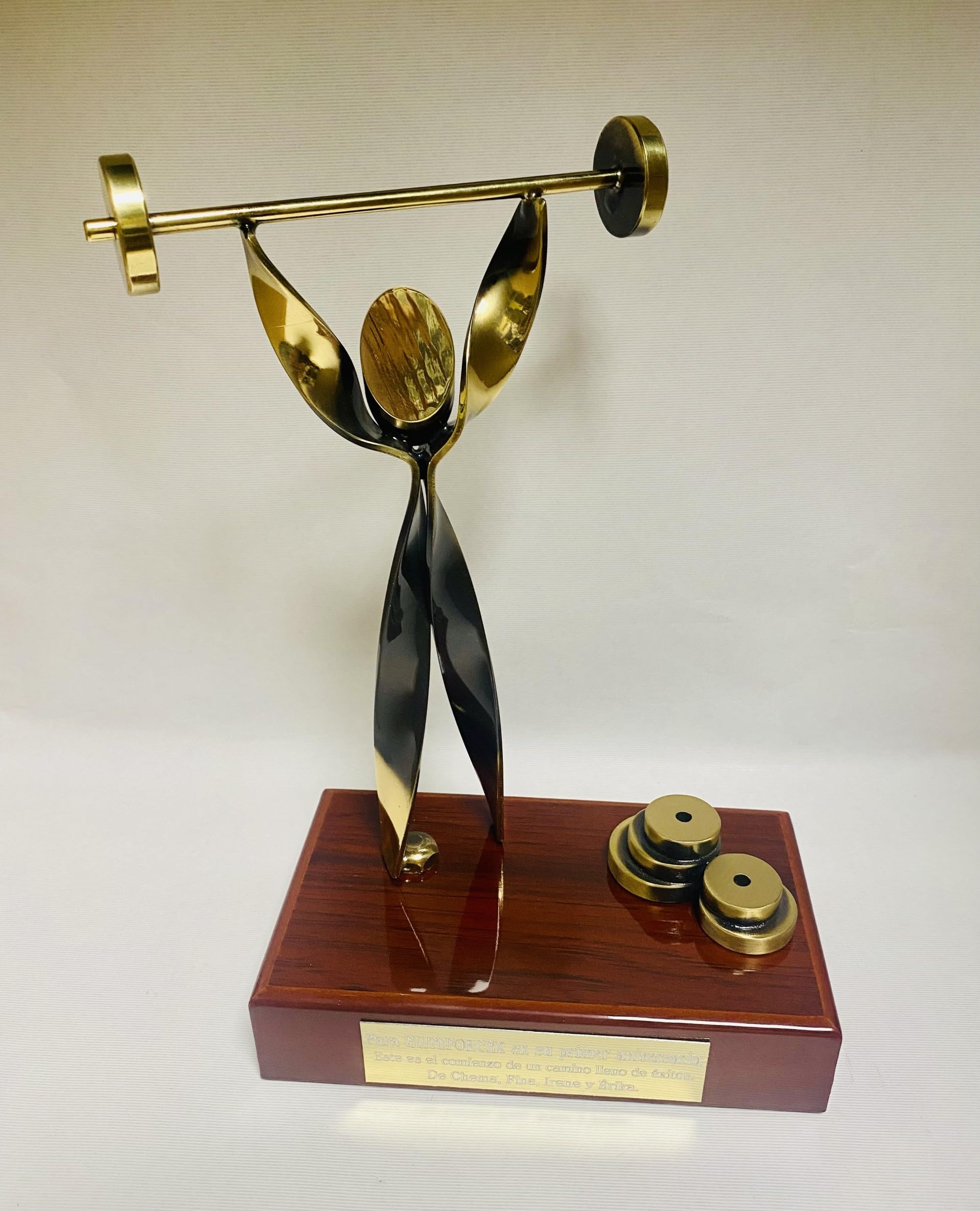 Trofeos Halterofilia GRABADOS premio PERSONALIZADO figuras crossfit