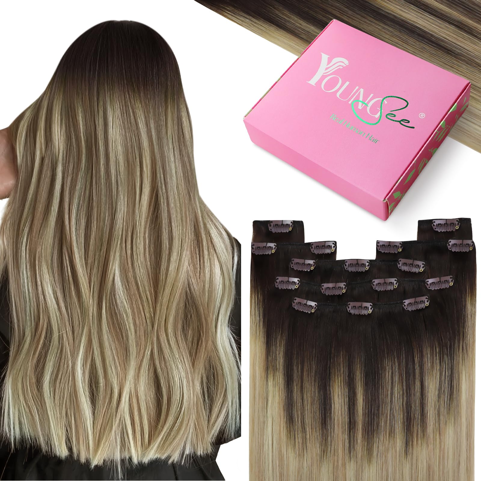 YoungSee 20pcs Blonde Tape in Hair Extensions Human Hair 12Inch 30g Platinum Blonde Tape Hair Extensions Tapes Real Human Hair Short Straight Hair for Women — view 54
