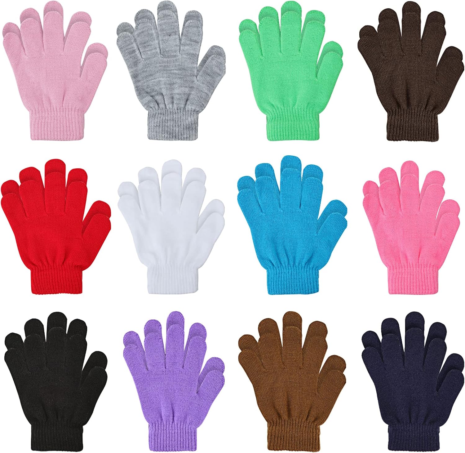 Jupsktoddler Mittens Winter Warm Knitted Gloves Magic Stretch Christmas Gloves | INDIA