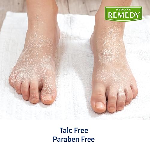 Miniatura 5 de Medline Remedy Essentials Polvo de almidón de maíz (botella de 14 onzas), aroma fresco, sin talco, parte superior agitadora, cuidado de la piel,