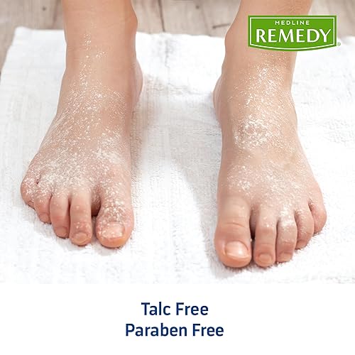 Miniatura 5 de Medline Remedy Essentials Polvo de almidón de maíz (botella de 14 onzas), aroma fresco, sin talco, parte superior agitadora, cuidado de la piel,