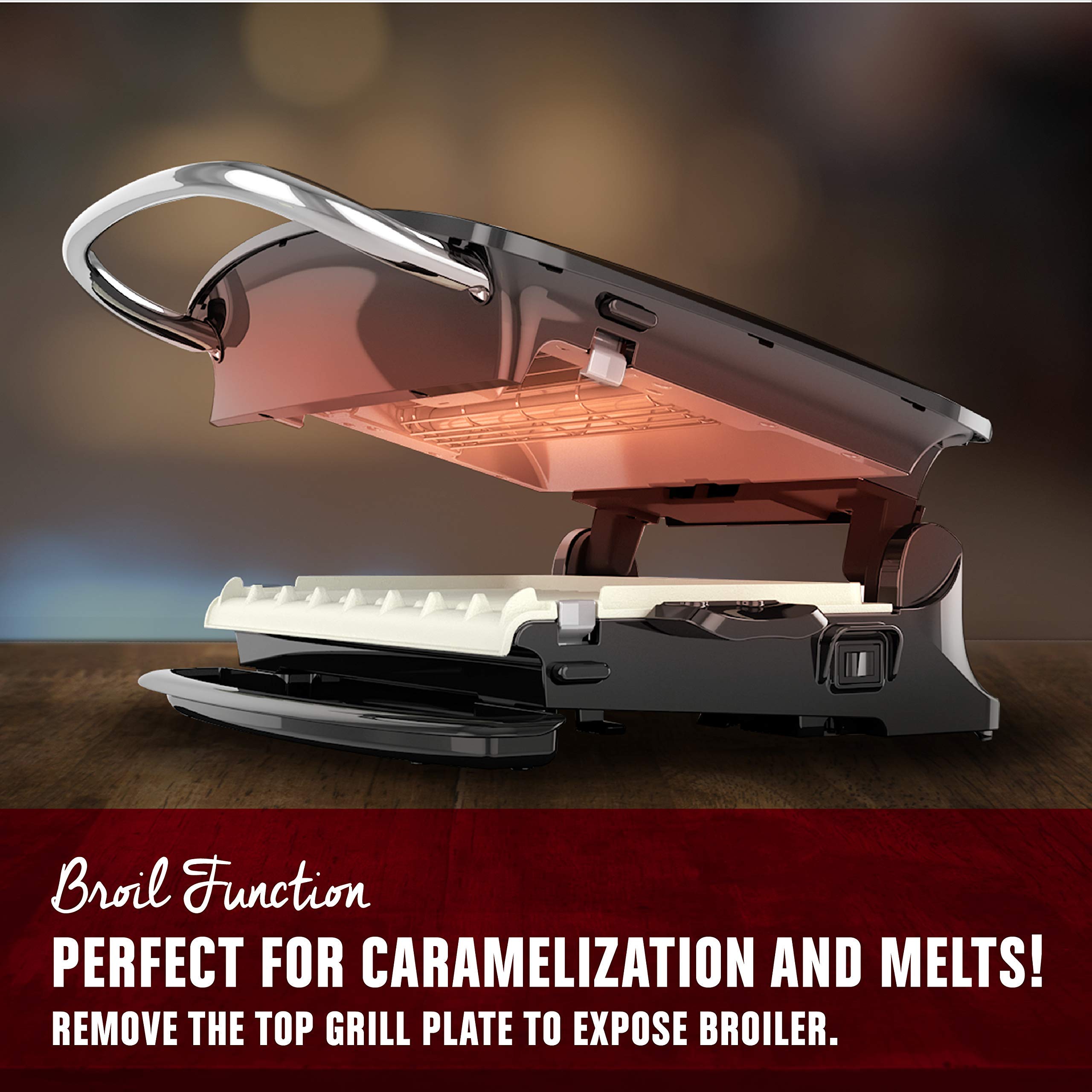 George Foreman 11.42-in L X 7.6-in W Non-Stick Residential At - Foto 7