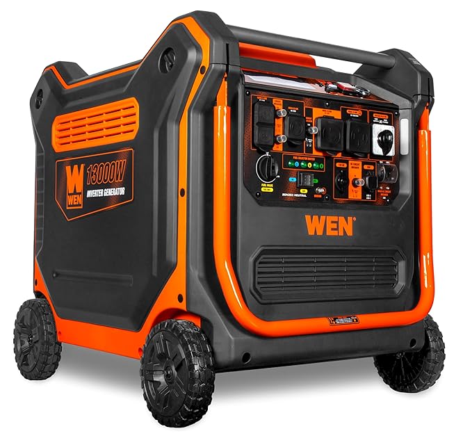 WEN 13,000-Watt 120V/240V Tri-Fuel Inverter Generator with Quiet 550cc Engine