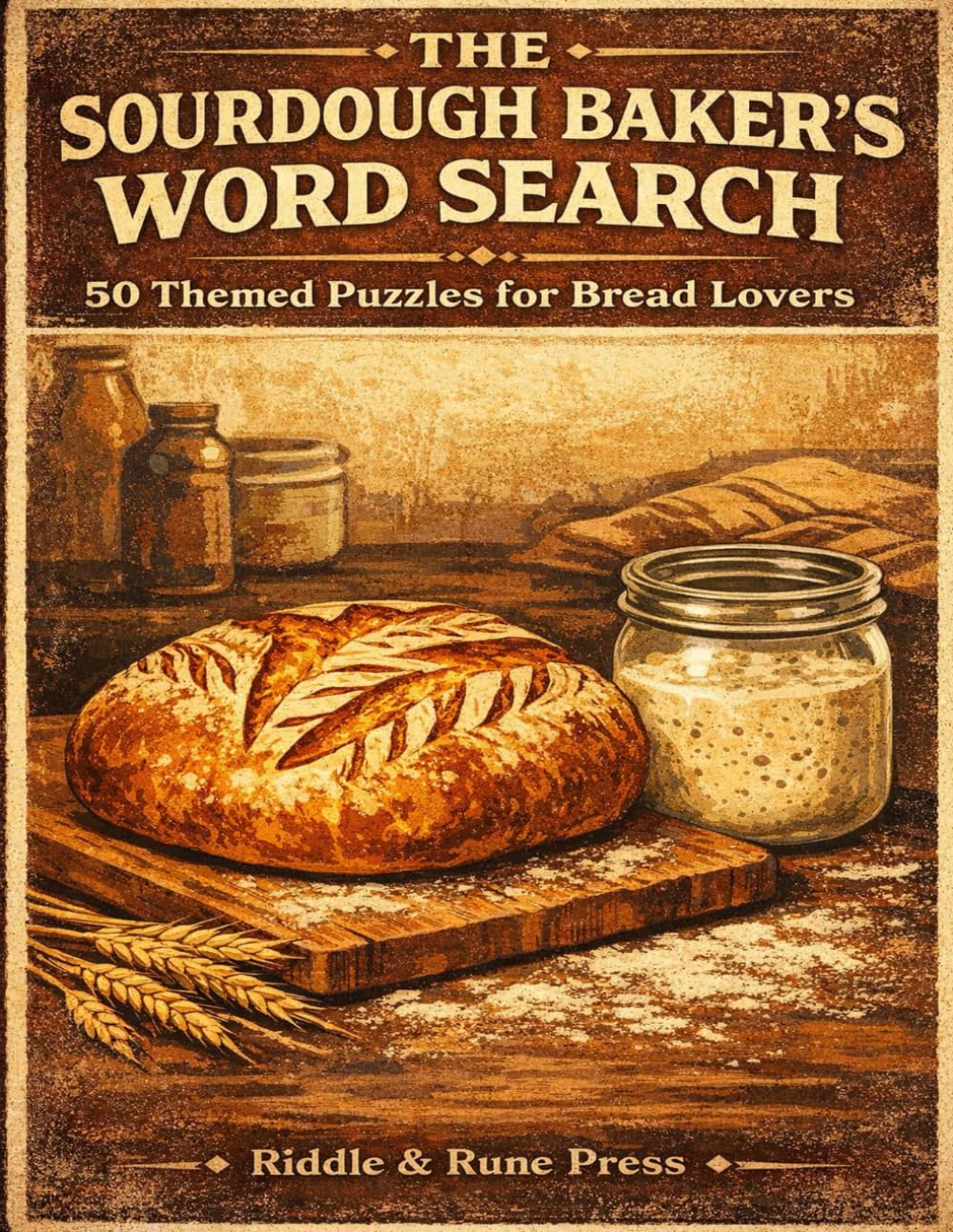 The Sourdough Baker's Word Search: 50 Themed Puzzles for Bread Lovers