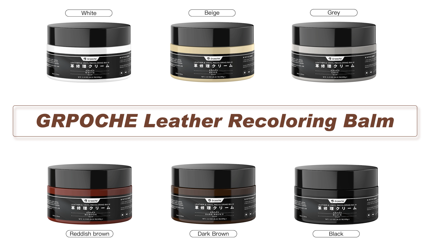 Amazon.com: Leather Recoloring Balm Grey, Mink Oil Leather