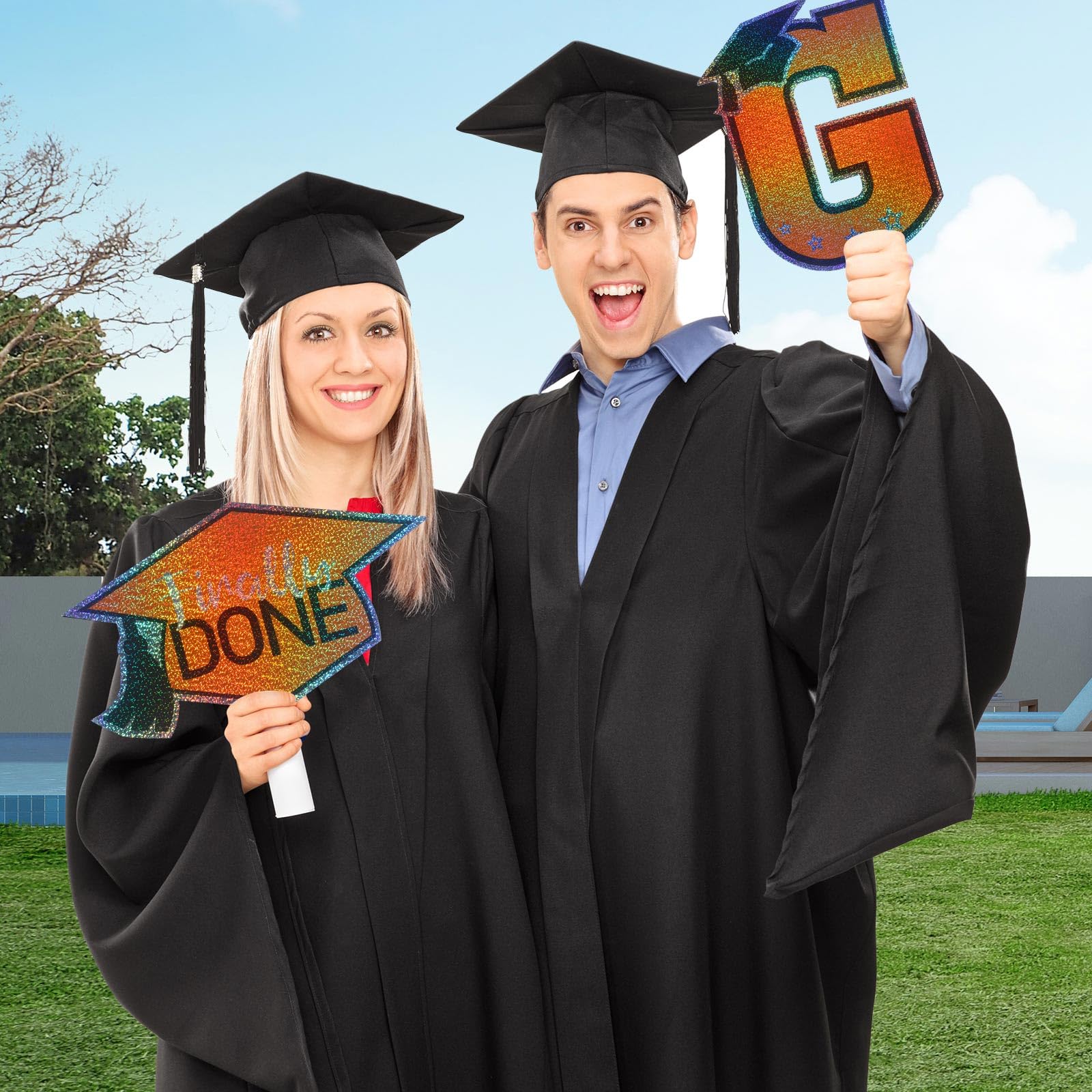 Snapklik.com : Tatuo 11 Pcs Graduation Yard Sign Decorations Congrats ...