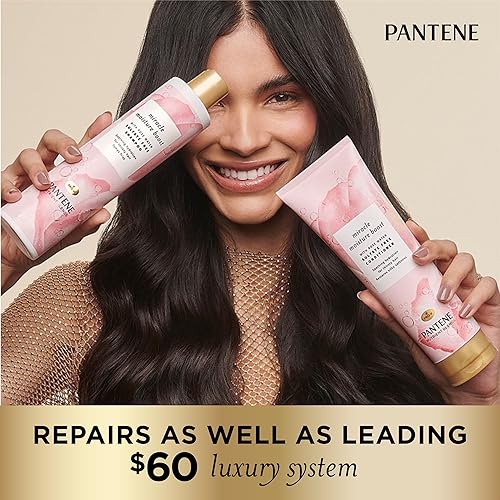 Miniatura 3 de Pantene Nutrient Blends Miracle Moisture Boost Rose Water Shampoo  Conditioner Dual Pack for Dry Hair Sulfate Free