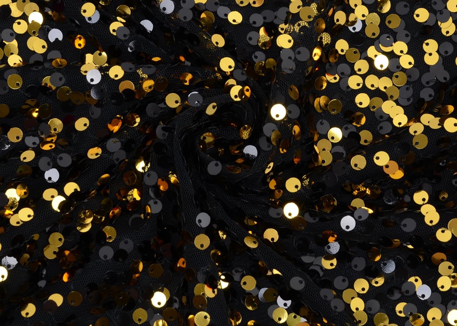 Anna-Kaci Women's Long Sleeve Sequin Zip Up Bomber Jacket Glitter Shiny Party Coat with Elastic Hem and Cuff - Image 6