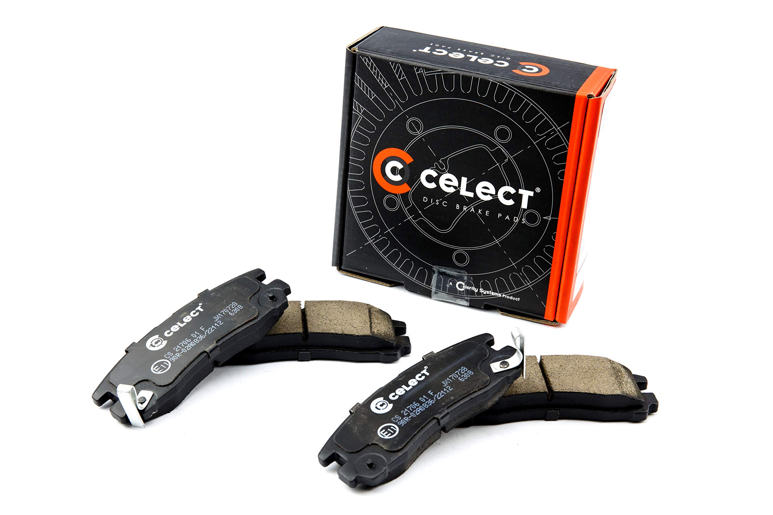 CelectCS2170601F Disc Brake Pads - Rear - Set of 4