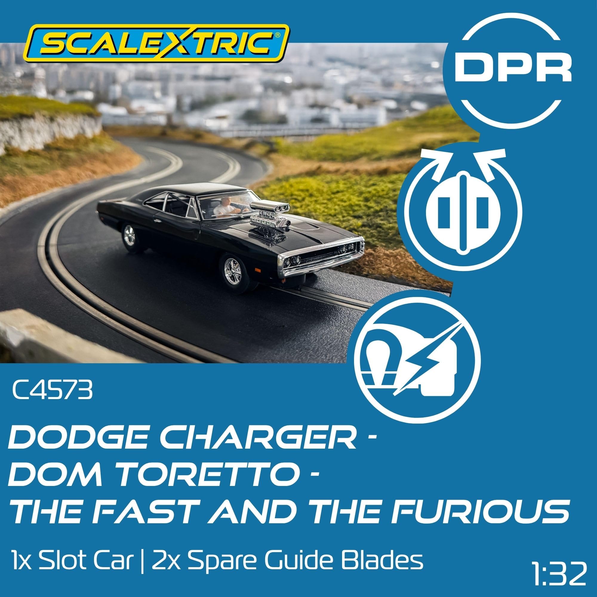 Scalextric C4573 The Fast and The Furious - Dodge Charger - Dom Toretto