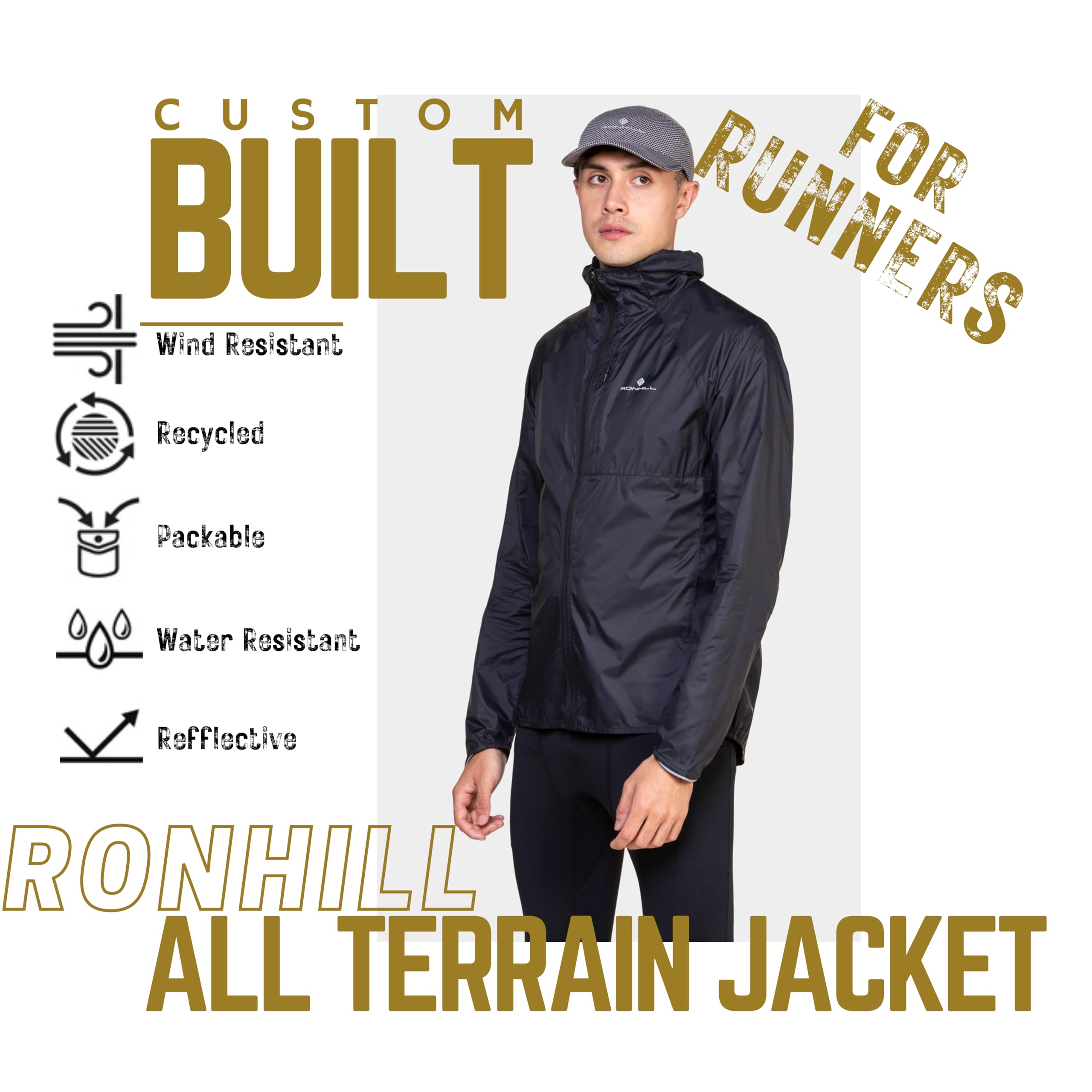 Ronhill Men's Tech All-terrain Jacket Veste de course Homme (lot de 1)