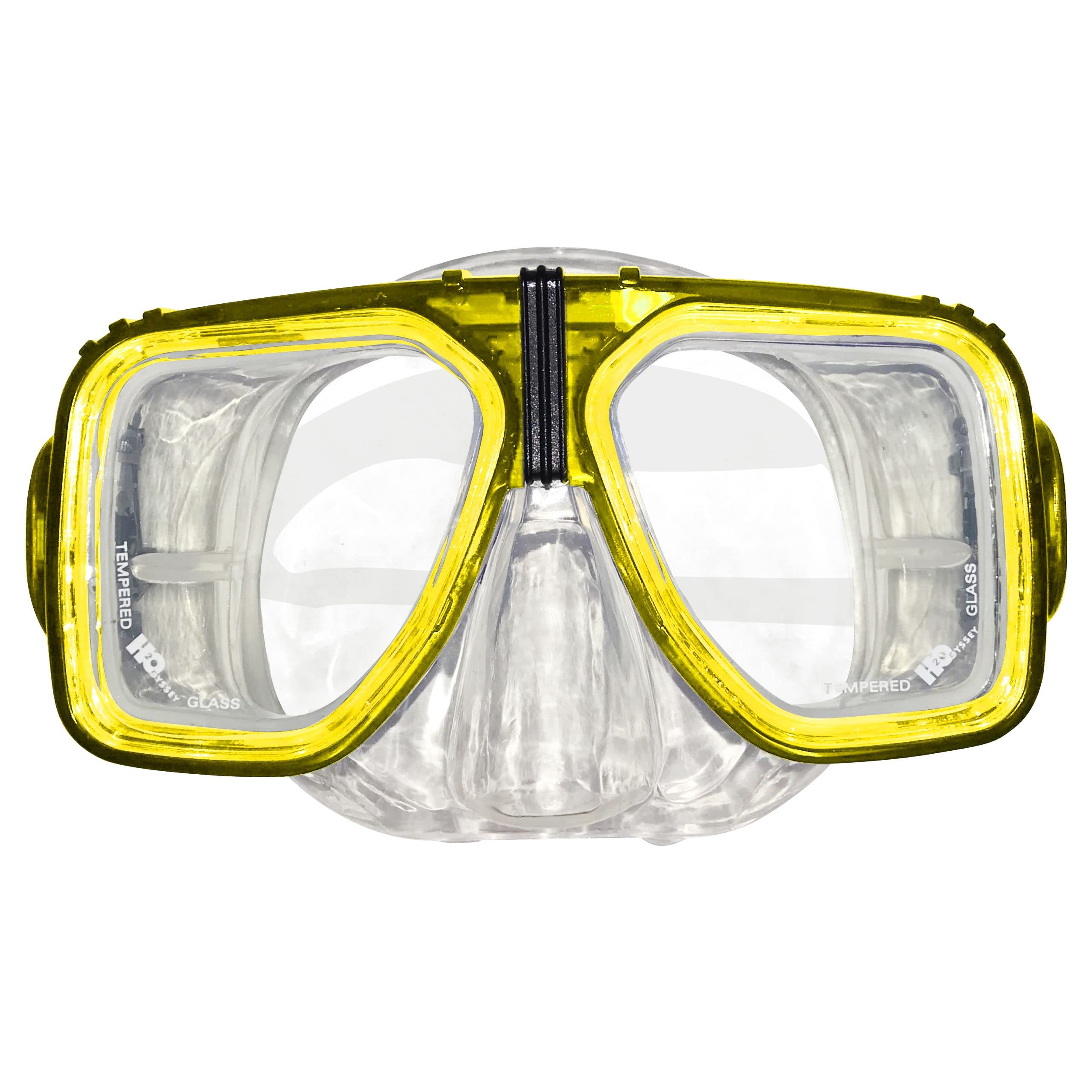 H2Odyssey Alpha 2 Scuba Mask - Anti Fog Scratch Resistant Masks for Snorkeling
