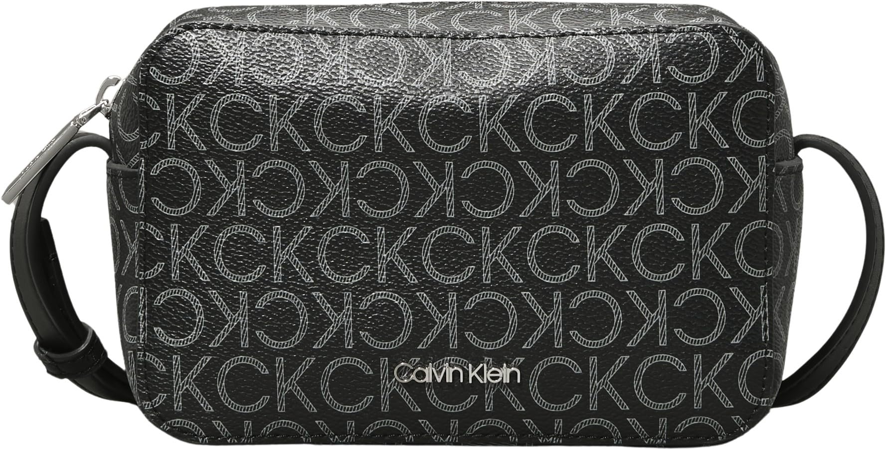 Calvin Klein Donna Borsa a Tracolla Ck Must Camera Bag Mono Piccola, Nero (Black Mono), Taglia Unica