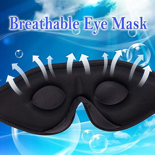 Miniatura 4 de Antifaz para dormir para niños con luz de bloqueo  Máscara de ojos contorneada 3D de espuma viscoelástica  Cubierta de ojos y máscara de sueño de