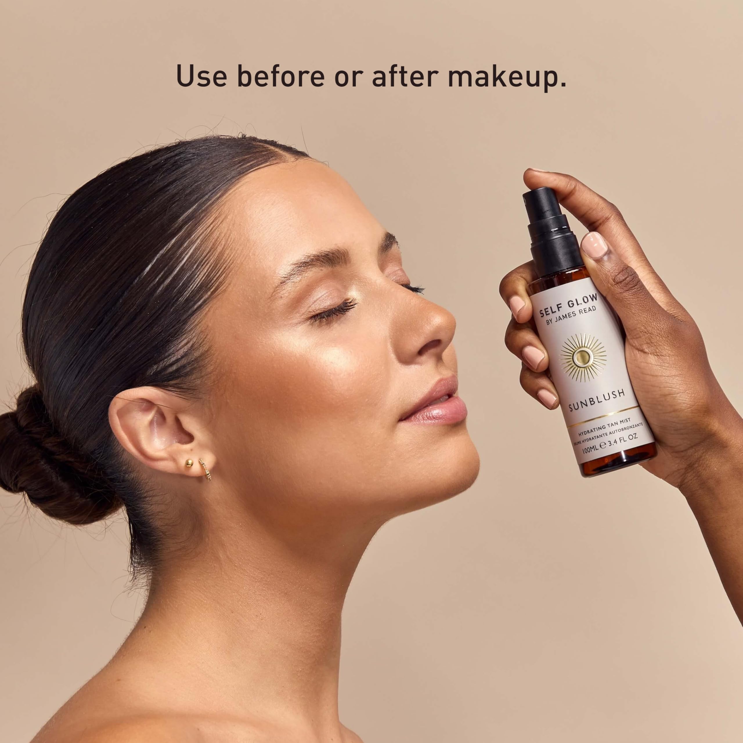Self Glow by James Read Sunblush Hydrating Tan Mist, Gradual Facial Tanner