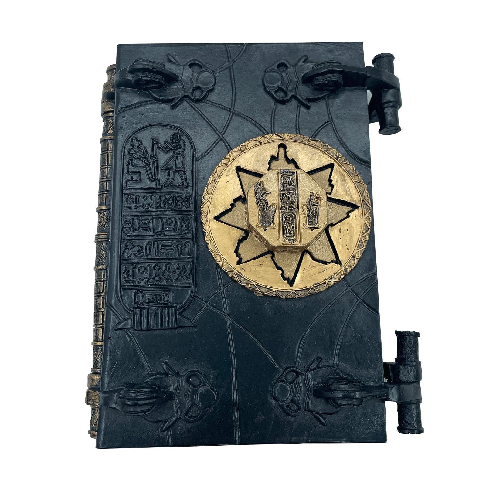 Mummy Props Replica Book of the Dead Handmade Resin Artwork Ornaments Book Unique Decorations for Home Old Egypt Collectible Souvenir
