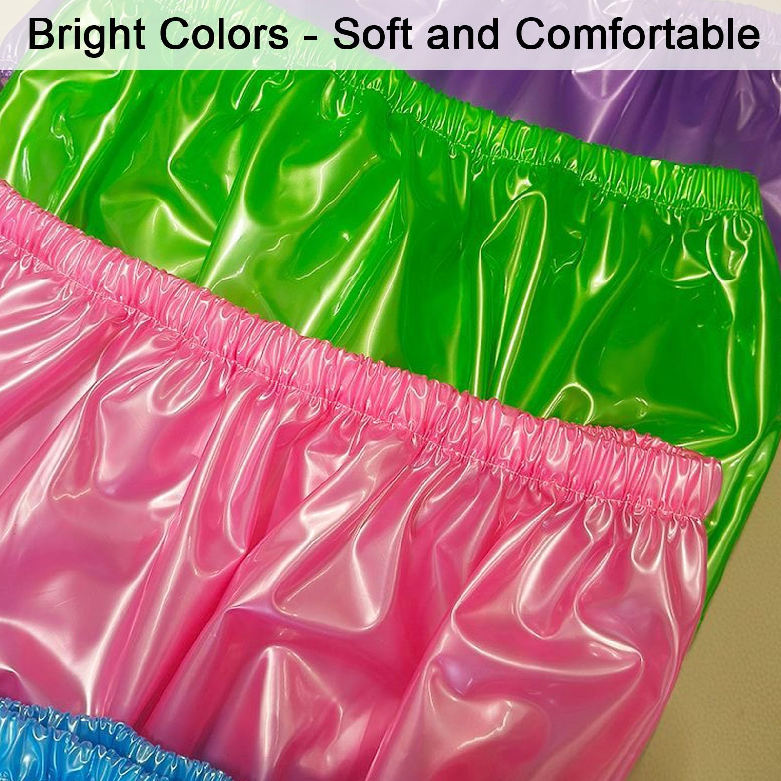 Wasserdichte PVC Inkontinenz Schutzhose für Erwachsene Wiederverwendbar Auslaufsicher Flexibel Und Komfortabel Unisex Waschbare LanganhaltendeBlue,M