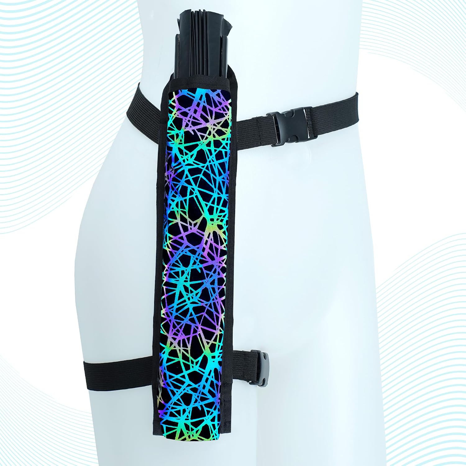 Sojourner Rave Fan Holster, Web - Reflective