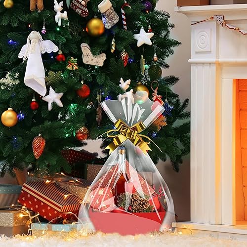 Miniatura 6 de Fainne El kit de 54 canastas para regalos incluye 18 canastas de regalo vacías a granel, cesta de almacenamiento de alimentos de 9.8 x 8.5 x 3.5