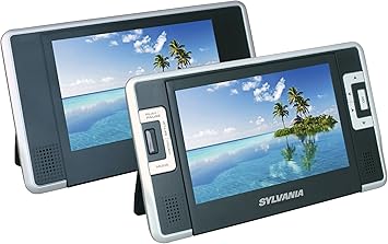 Amazon Com Sylvania Sdvd8732 Reproductor De Dvd Portatil De Pantalla Dual De 7 Pulgadas Con Bateria De Litio Integrada De 3 5 Horas Y Lector De Tarjetas Usb Sd Electronica Amazon Com Sylvania Sdvd8732 Reproductor De Dvd Portatil De Pantalla Dual De 7 Pulgadas Con Bateria De Litio Integrada De 3 5 Horas Y Lector De Tarjetas Usb Sd Electronica