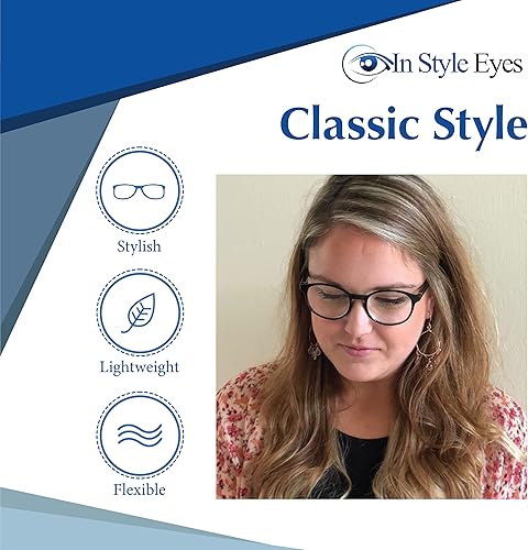 Miniatura 5 de Opulent - Lentes de lectura con montura completa, montura completa, montura clásica, montura ovalada, lente no polarizada