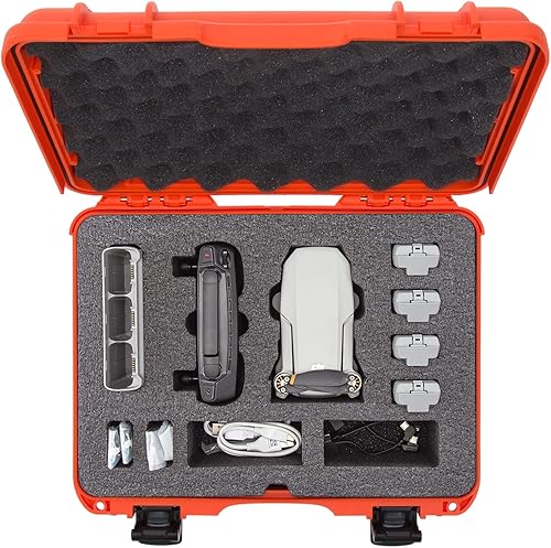 Miniatura 5 de Nanuk 910 Estuche rígido impermeable con inserto de espuma para DJI Mini SE Fly More Kit - Naranja, (910-MAVMSE3)