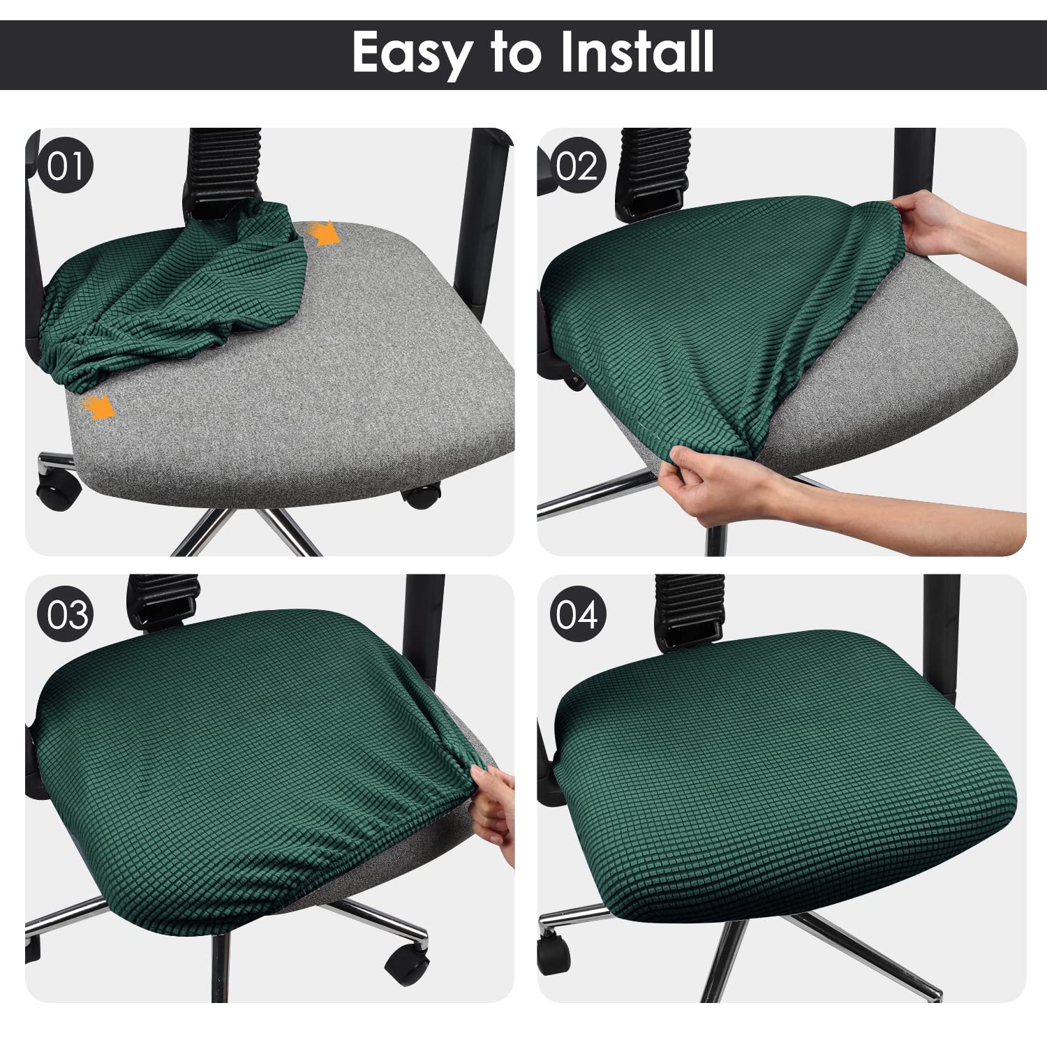 Yikko Soft Stretch Spandex Slipcovers, Multicolor Corn