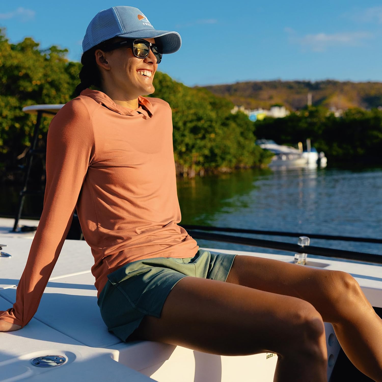 Free Fly Women's Shade Hoodie II - UPF 50+ Sun Protection Clothing Women's Sun Shirt, Bamboo Viscose Hooded Shirt - Image 3