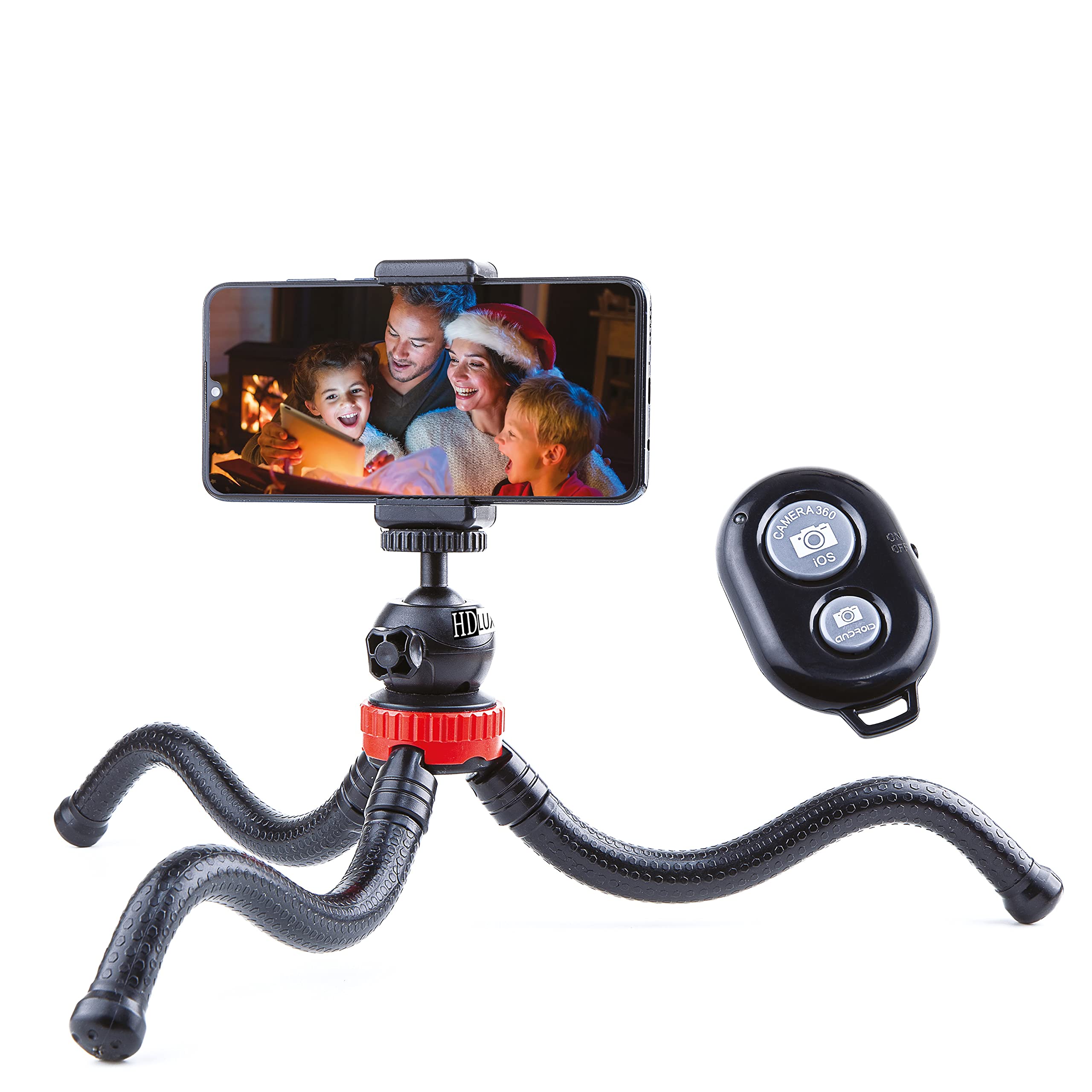 Treppiede Per Smartphone Con Telecomando Bluetooth – Gambe Flessibili, Testa 360° E Alluminio Leggero, Per Selfie, Vlog E Live Streaming