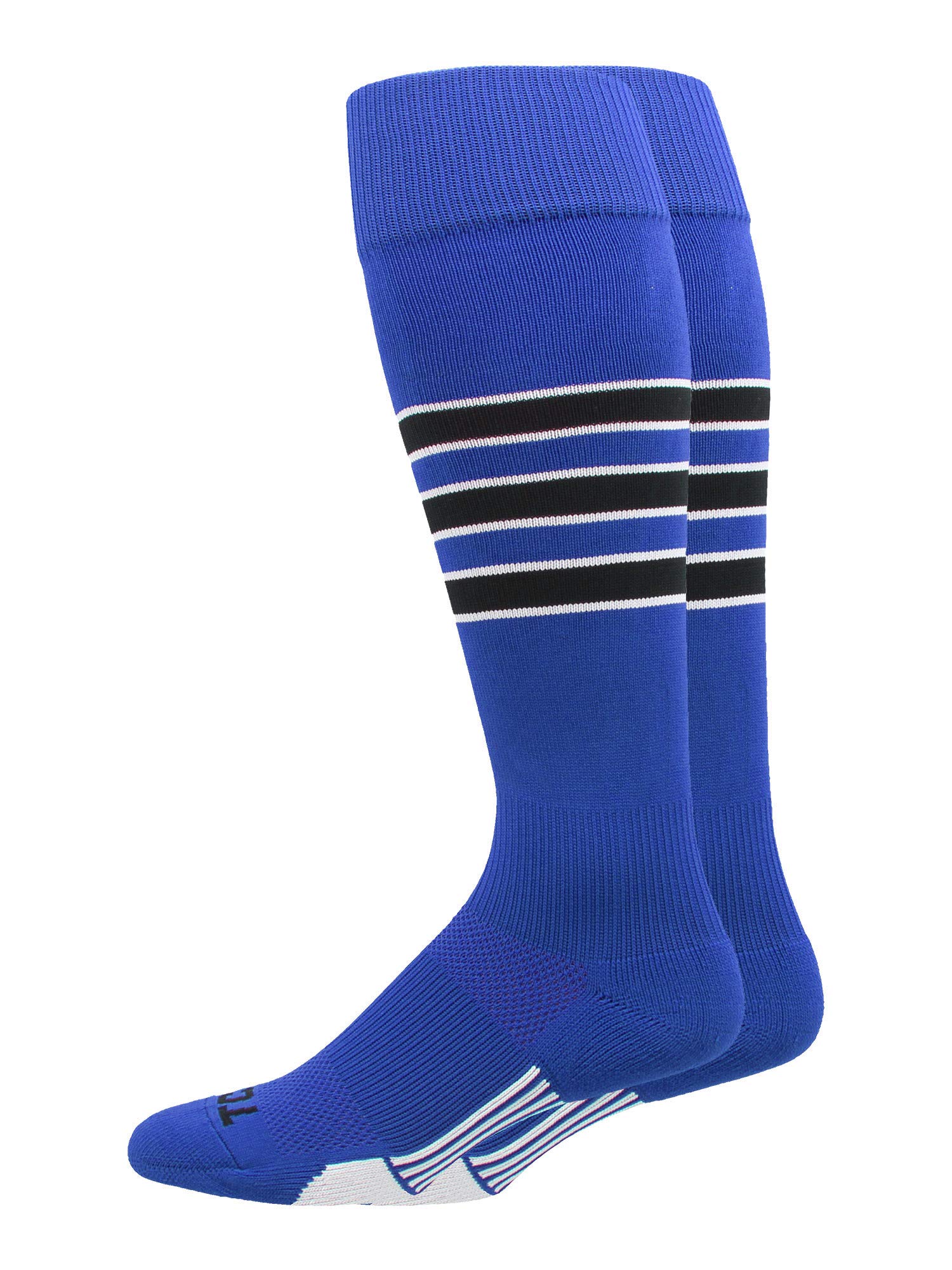 MadSportsStuff Softball Socks Baseball Socks | White & Team Colors | USA Made | Sizes for Girls, Youth Boys, Men & Women