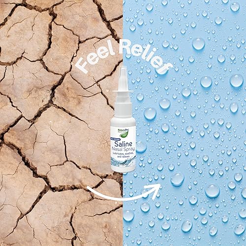 Miniatura 3 de Spray nasal salino natural, 0.75 onzas líquidas, Kosher, fórmula hidratante de doble sal