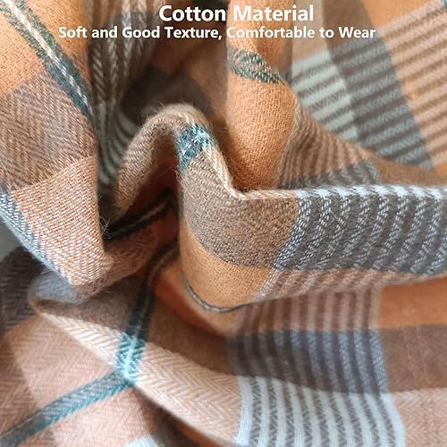 Miniatura 7 de LMSHOWOWO - Pañuelos de otoño para perros, paquete de 2 pañuelos de algodón de doble capa para perro de Acción de Gracias, bufanda de otoño a