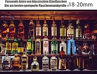 Pafusen 12 db-os Italkiöntő Szett - Rozsdamentes Acél Bárpour Kiöntők Kónikus Csőrrel - Bor, Whisky, Koktél Adagoló Porlasztó Dugó 19 mm-es  6