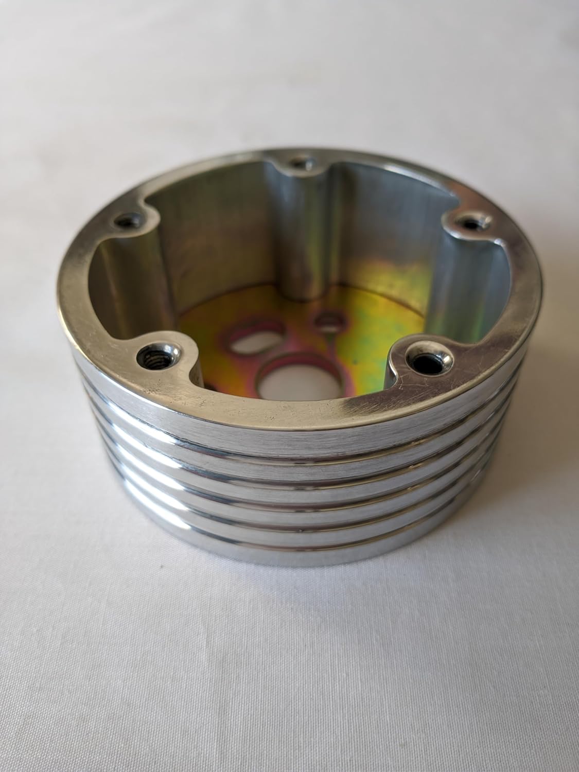 Raptor 15" Gray Wood Steering Wheel