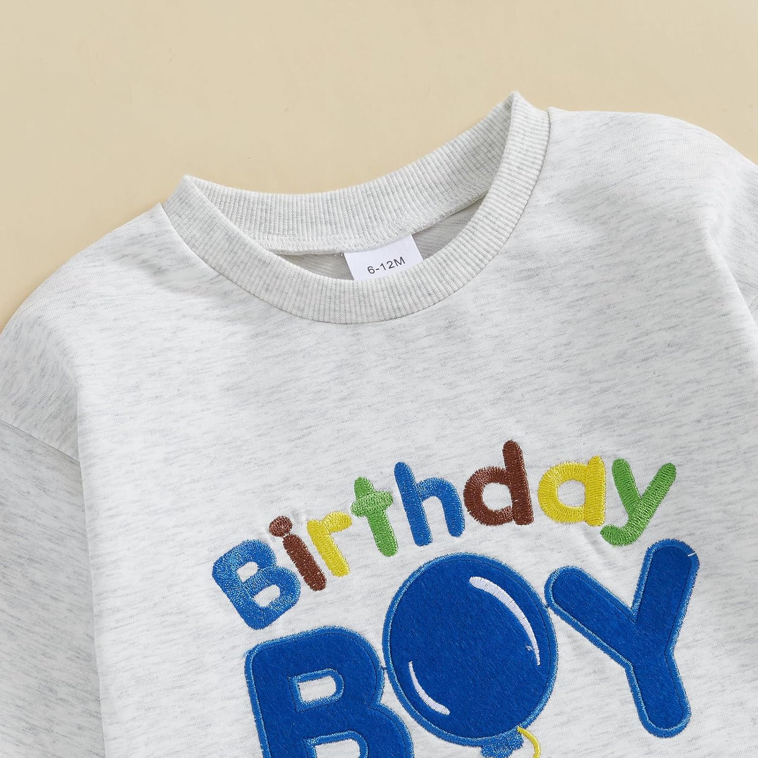 FYBITBO First Birthday Baby Boy Outfit Birthday Boy Bubble Romper Long Sleeve Bodysuit Fall 1st Birthday Outfit Boy Clothes - Image 5