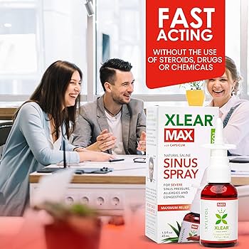 Amazon.com: Xlear MAX Natural Xylitol Saline Nasal Spray with