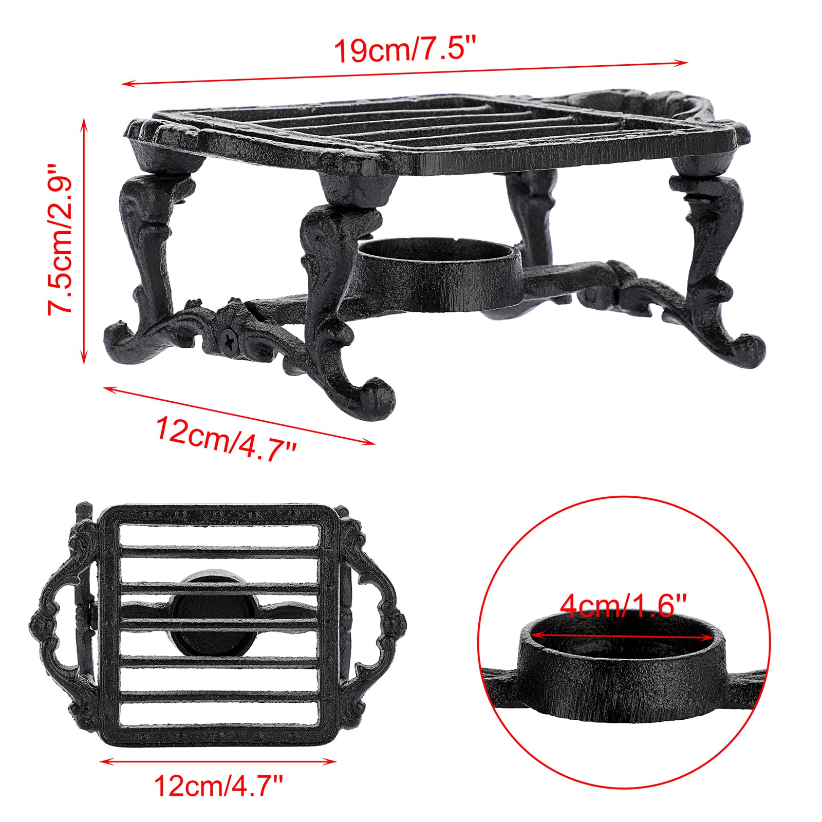 Cast Iron Tea Warmer - Keep Drinks Warm! -5