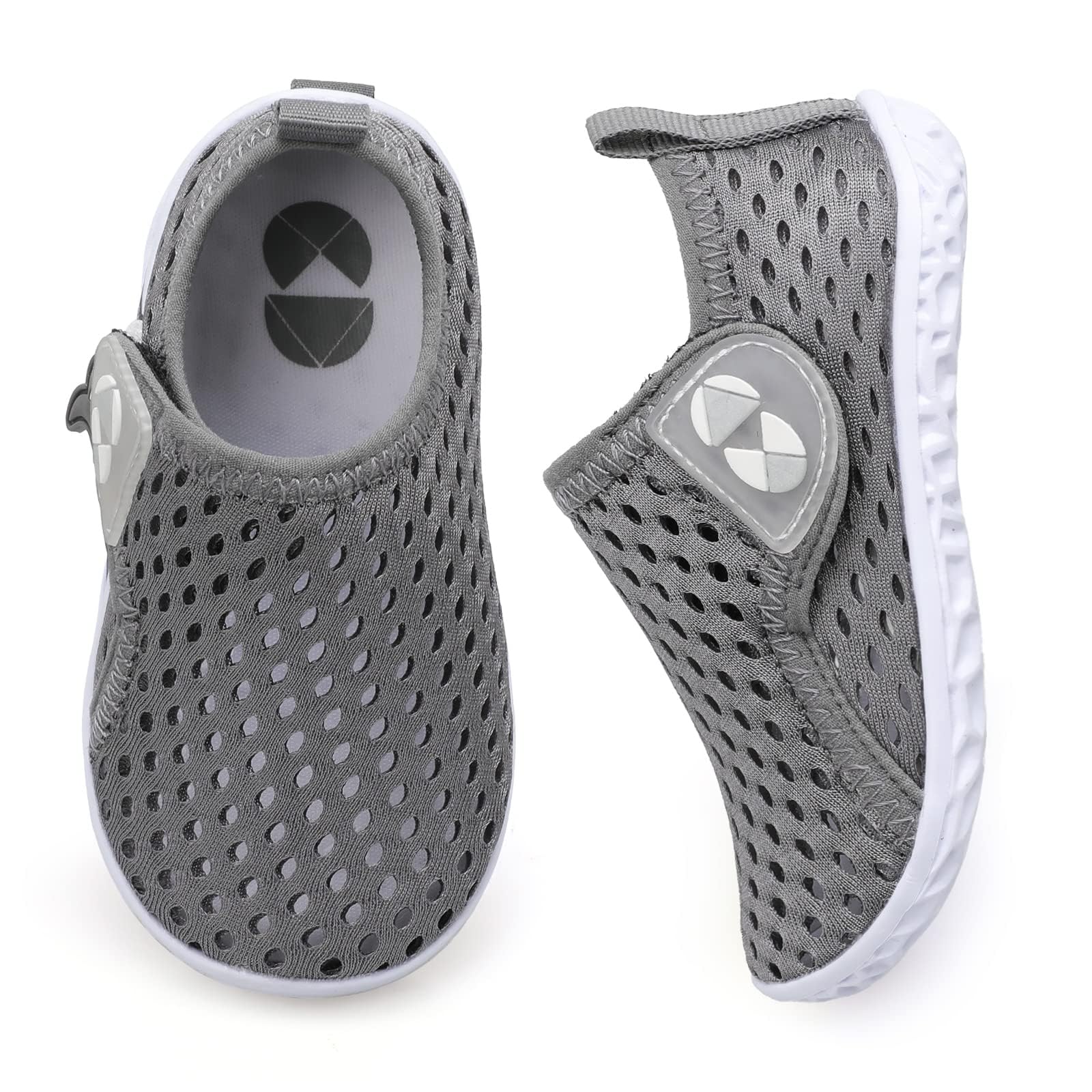 L-RUNToddler Water Shoes Kids Quick Dry Swim Pool Beach Shoes Boys Girls Breathable Barefoot Aqua Shoes for Outdoor Water Sports