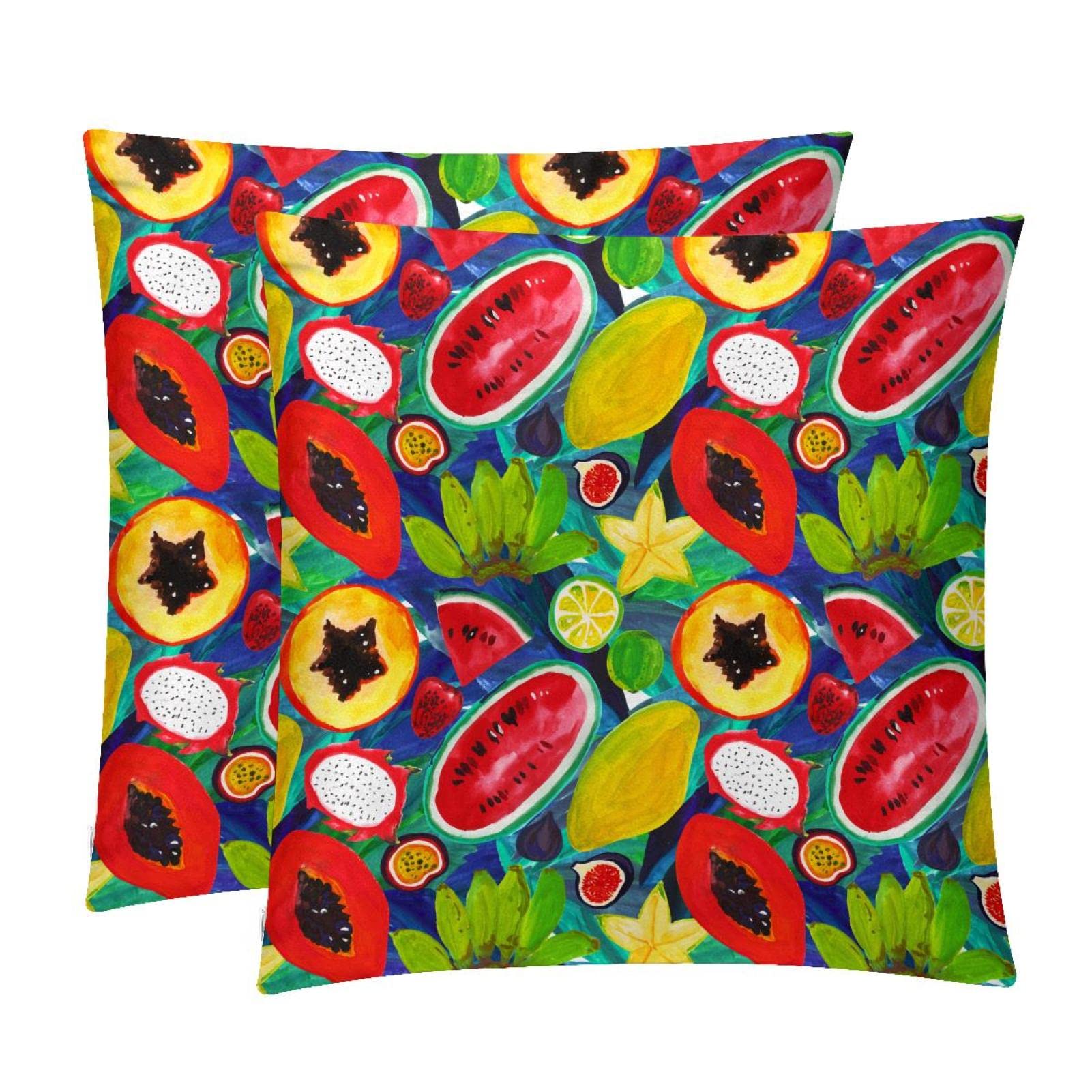Housses de coussin lombaire contre le mal de dos lot de 2 décors doux