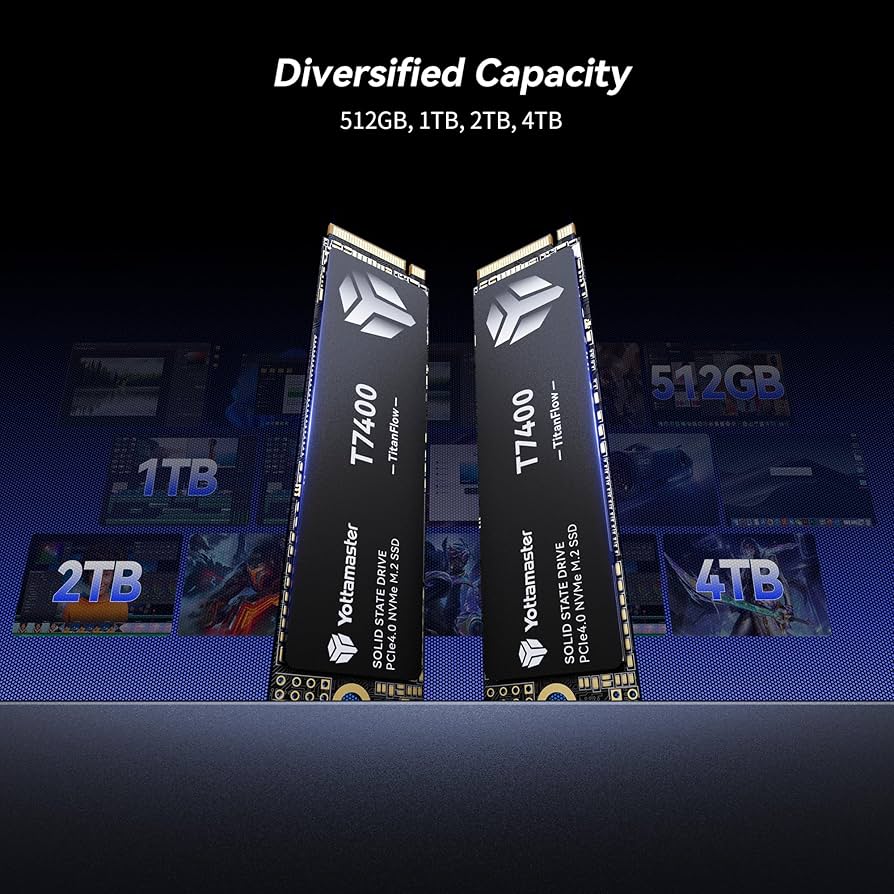 Yottamaster T7400 1TB SSD ストレージ 容量拡張 TLC Amazon | Yottamaster T7400 1TB SSD M.2 PCIe Gen4x4 NVMe 内蔵