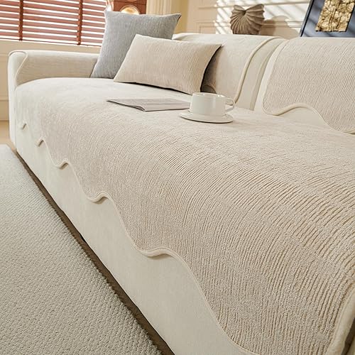 Miniatura 8 de MYSKY HOME Funda para sofá para perros, fundas seccionales para sofá, fundas para sofá de 2 cojines para sofá para mascotas, funda para sofá