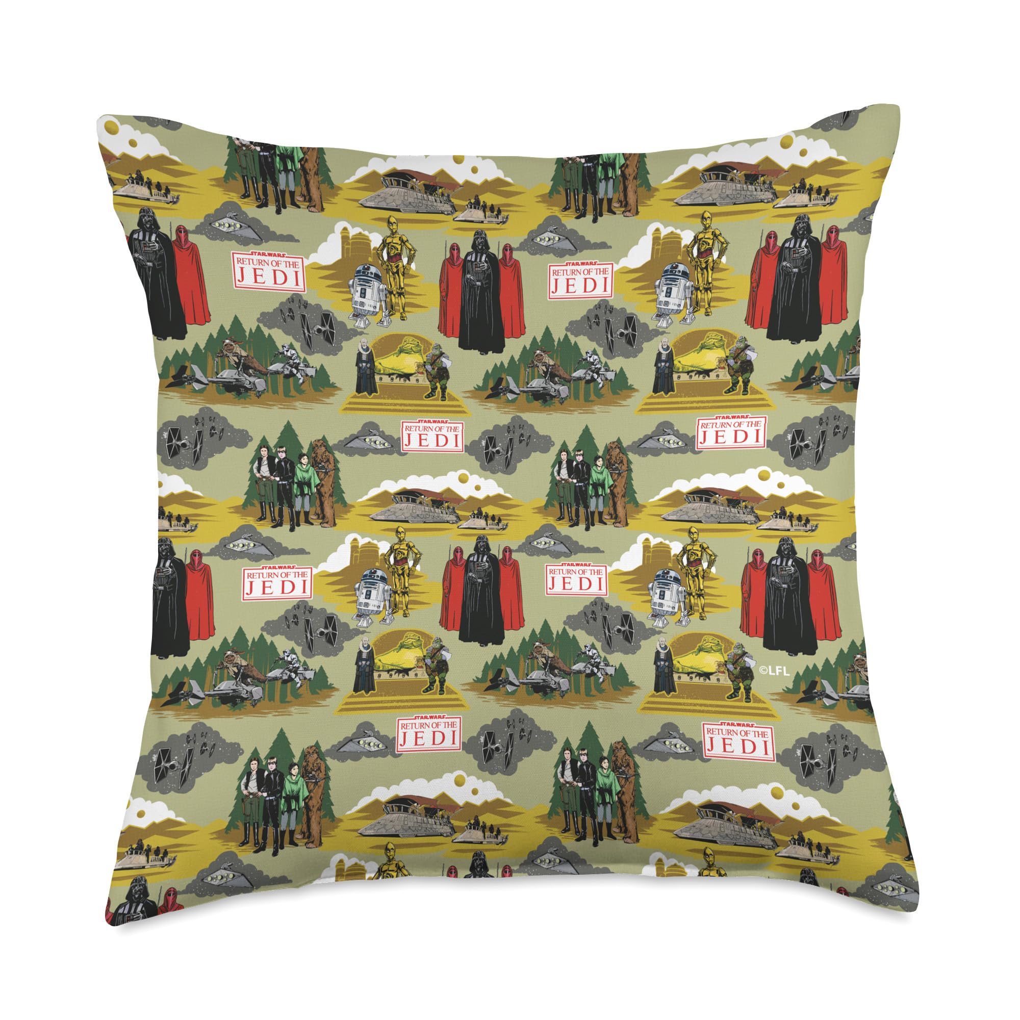 Coussin Star Wars Return of the Jedi déco multicolore canapé 45x45cm