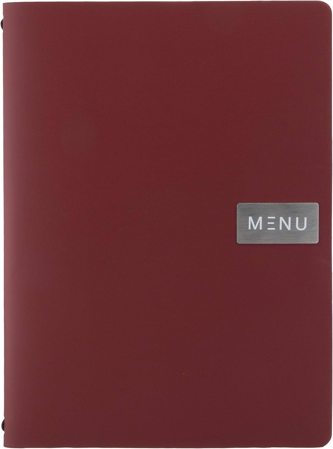 Securit Range Holder, Royal A4-Bonded Leather menu-Red, 33 x 24 x 0.6 cm